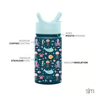 Simple Modern Kids Water Bottle +Straw Lid 14oz