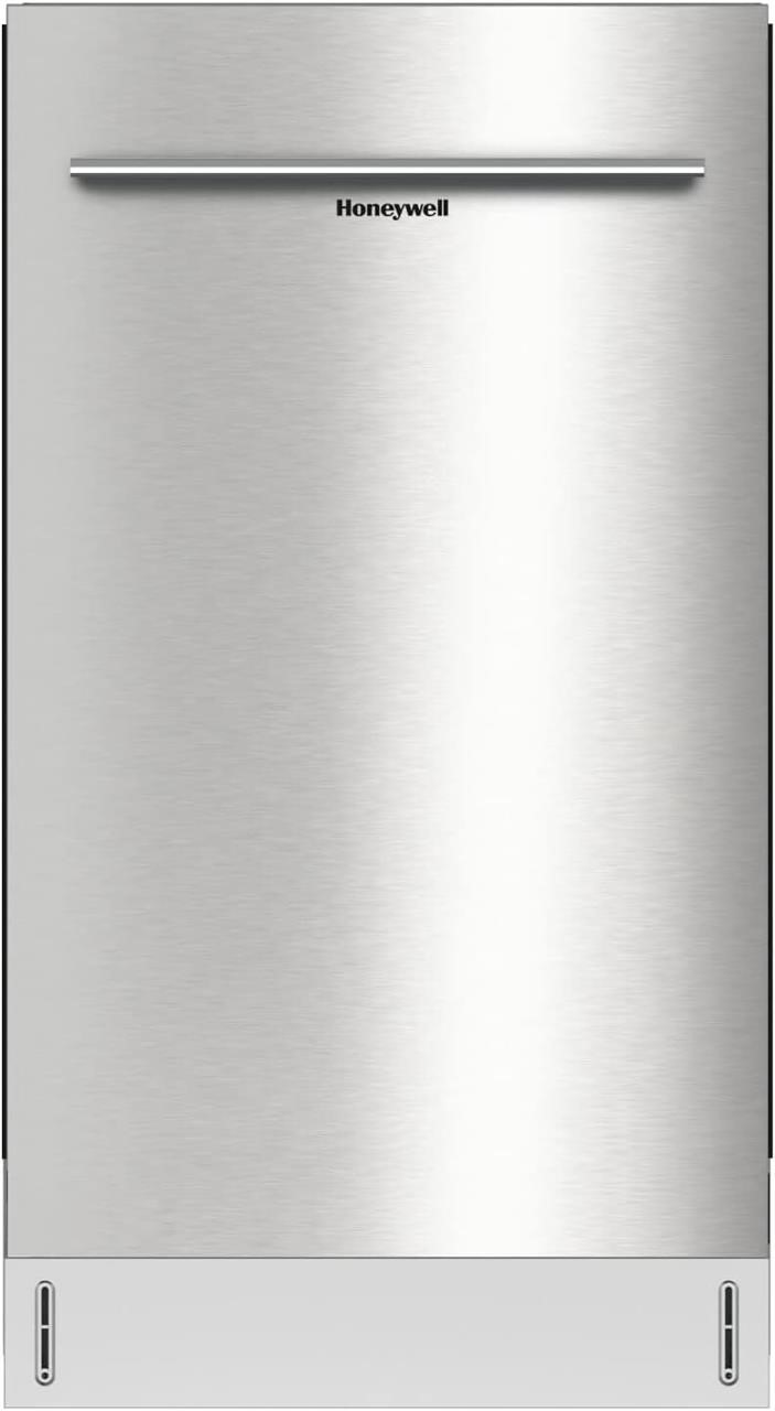 Honeywell 18 Dishwasher  8 Sets  6 Progs  Steel