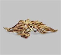 14kt YELLOW GOLD CALGARY STAMPEDE BROOCH