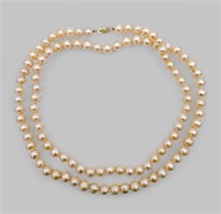 14kt CULTURED PEARL NECKLACE