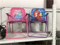 PAIR OF CHILDRENS CHAIRS