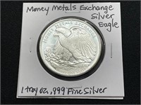 Money Metals Xchange Eagle Silver Round