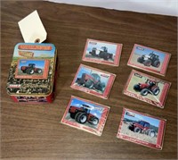METAL BOX WITH 6 METAL TRACTOR CARDS