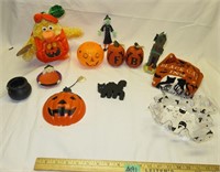 Halloween Decorations - Small Blow Mold Pumpkin