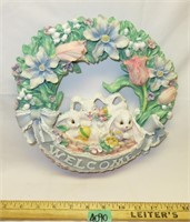 1996 Easter WELCOME Wreath
