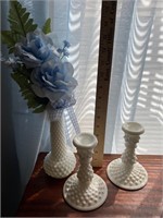 Milk Glass Hobnail