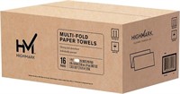 Highmark Multi-Fold 1-Ply Towels -Nat. Case of 16