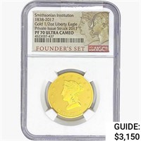 2017 US 1/2oz Gold Eagle NGC PF70 UC