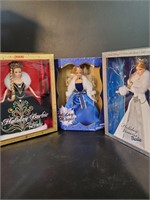 Collectible 1990's Barbie Holiday Dolls