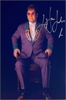 Autograph Elton John Photo