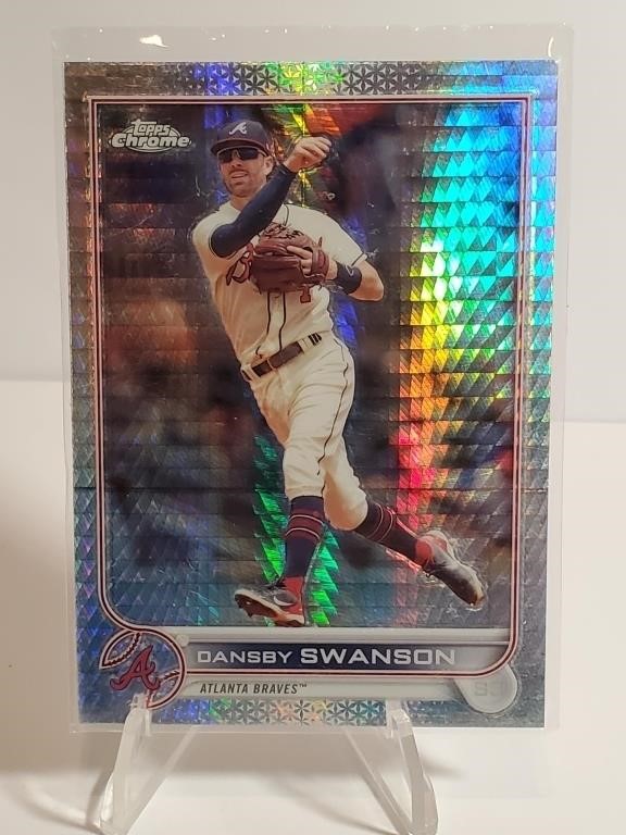 2022 Topps Chrome Prism Refractor Dansby Swanson