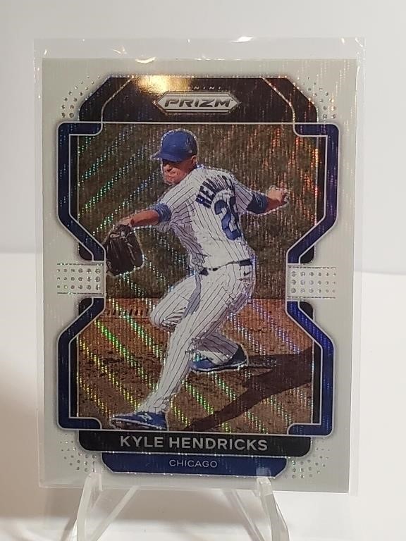 2022 Panini Prizm White Wave Kyle Hendricks