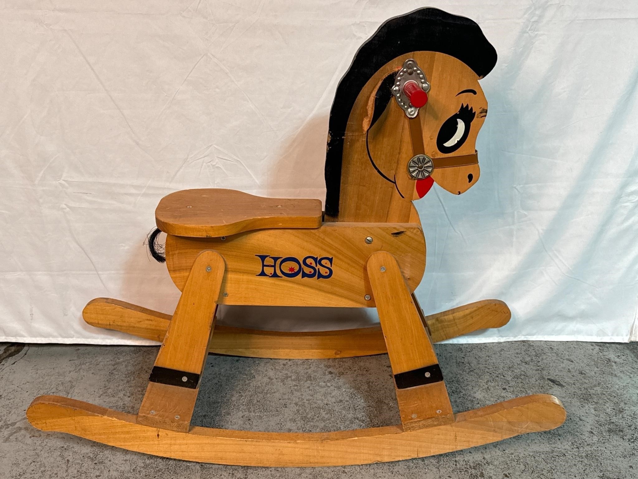 Vintage Hoss Solid Wood Rocking Horse
