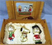 KURT ADLER POLONAISE PEANUTS ORNAMENTS-MIB