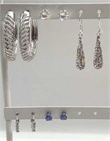 Collection of Swarovski Elements earrings