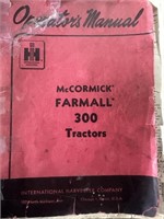 McCormick Farmall 300 Tractor Operators