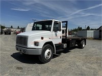 1992 Freightliner F70 S/A Flatbed Semi Truck