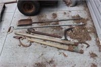 (2) Cant Hooks, Pipe Wrench & Other