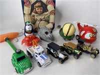 Vintage Toy Lot - Hong Kong Wind Ups & Cars