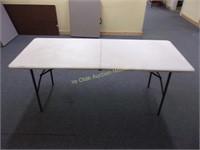 White Folding Table