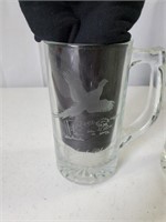 Mallard Duck Beer Glass Mugs