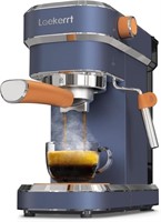 Laekerrt Espresso Maker w/Milk Frother Steamer