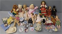 Dolls & Plush Animals; Buttons & Lot Collection