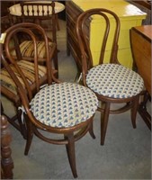 Pair of Bentwood Dining Chairs