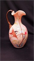 Victorian glass serving pitcher,10 1/2" high,