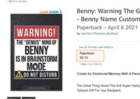 Benny: Warning The Genius Mind Of Benny