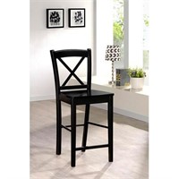 Linon Home Decor Black X Back Stool $123