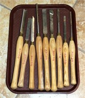 [CH] Robert Sorby 9pc. Wood Turning Tool Set
