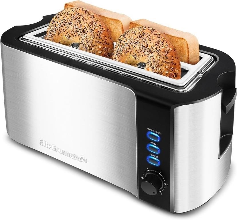 Elite Gourmet Long Slot Toaster