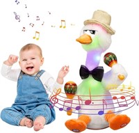 R85  Emoin Dancing Duck Toy, White