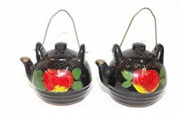 Redware Pottery Kettles - All Spice & Cinnamon