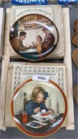 Knowles decorative plates with certificates