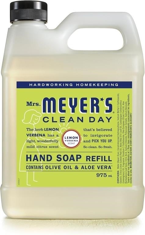 (P) Mrs. Meyer's Clean Day Liquid Hand Soap Refill