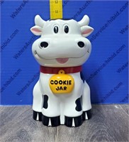 Cow Plastic Cookie Jar with Sound.