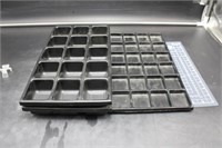 Black Plastic Trays Fit In Standard Jewelry Tray