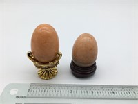 Decorative stone eggs