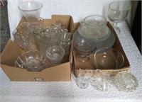 large Assortment of Glass Dishes, Misc.