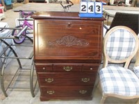 DROP FRONT 3 DRAWER SECRETARY / CHEST -- MODERN