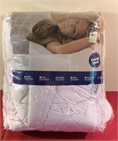 Like new quilted heated mattress pad - queen