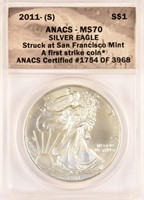 Perfect 2011-(S) Silver Eagle.