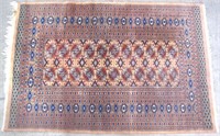 RED/WHITE/BLUE PATTERNED AREA RUG NO TAG