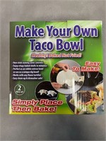 As Seen on TV-  Make your own Taco Bowl New in Box