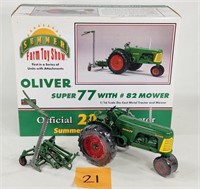 Oliver Super 77 Tractor w/ #82 Mower