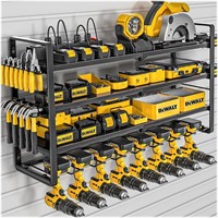 Power Tool Organizer with Charging Station