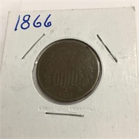 1866 2 Cent