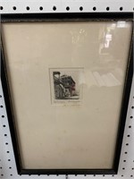 VINTAGE NEW ORLEANS LITHOGRAPH SIGNED MORRIS